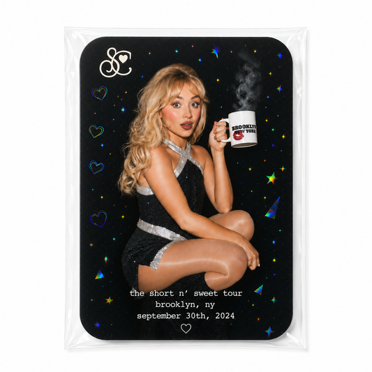 the short n' sweet tour photocard